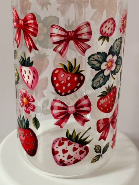 Strawberry Custom Libbey Cup