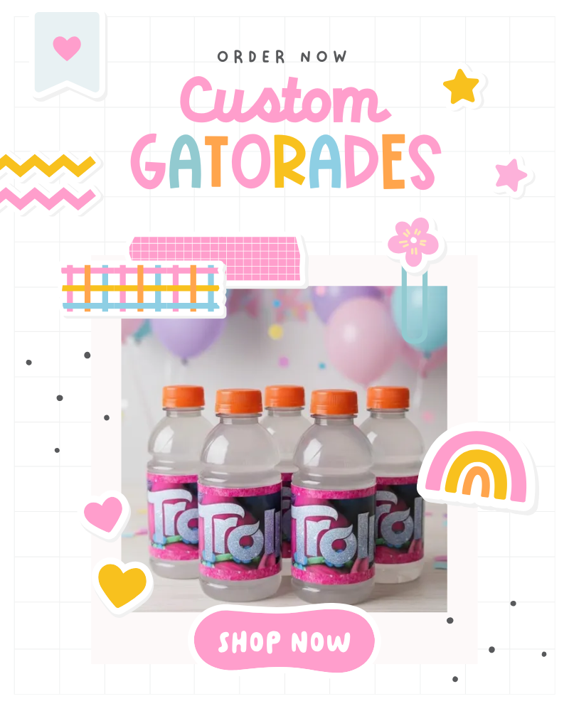 Custom Gatorades Minis