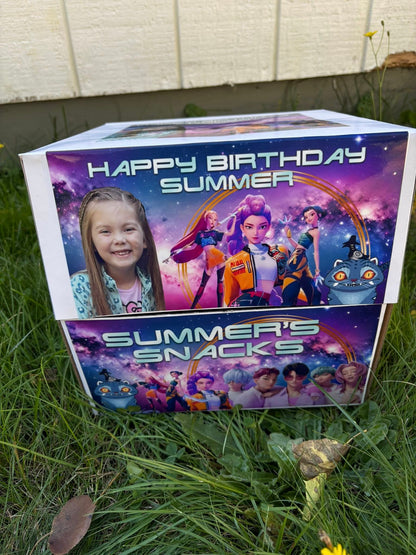Demon Huntrix Snack Box Personalized