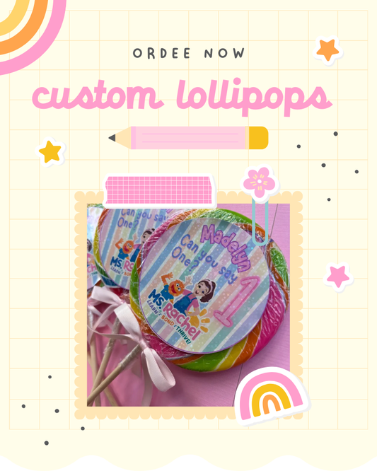 Custom Lollipops