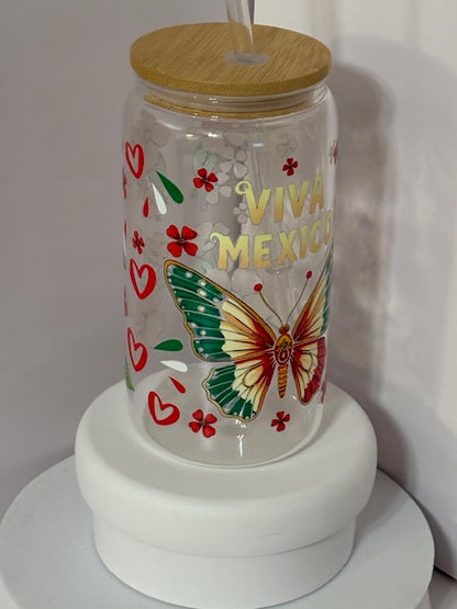 Viva Mexico Custom Libbey Cup