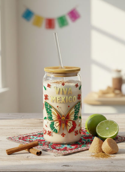 Viva Mexico Custom Libbey Cup