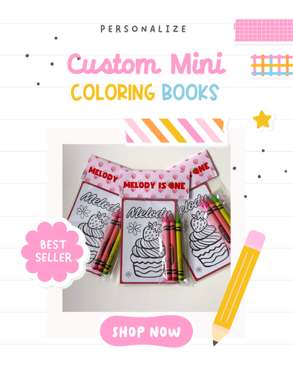 Custom Mini Coloring sets
