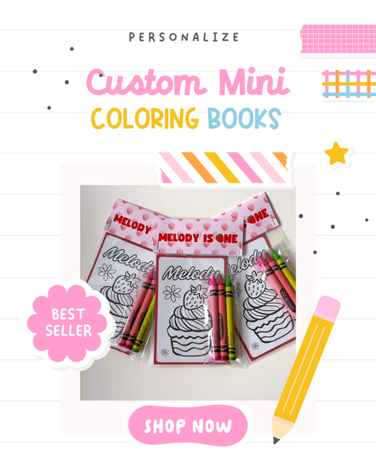 Custom Mini Coloring sets
