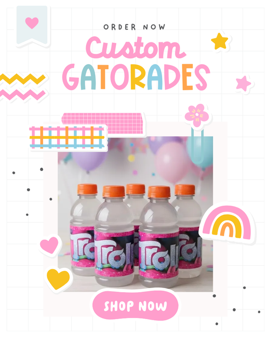 Custom Gatorades Minis