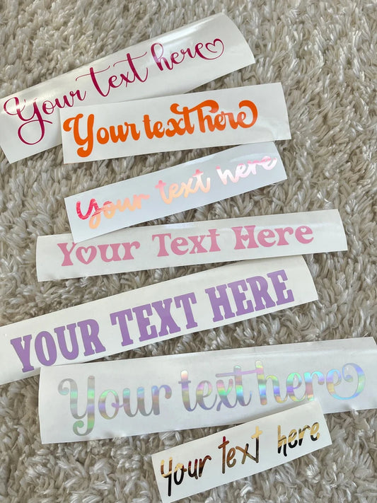 Custom Decals
