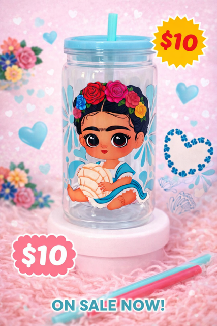 Baby Frida 16oz Cup custom